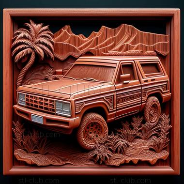 3D модель Ford Bronco II (STL)